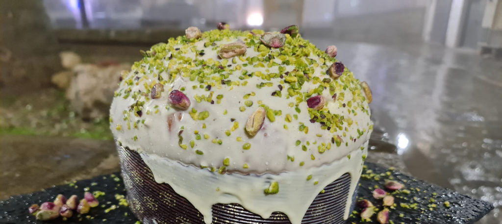 panettone al pistacchio