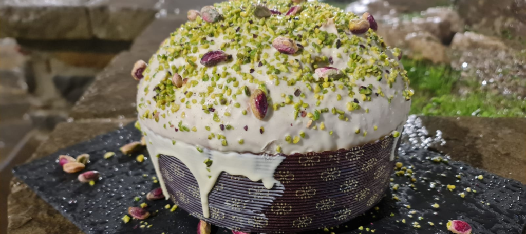 panettone al pistacchio di stigliano